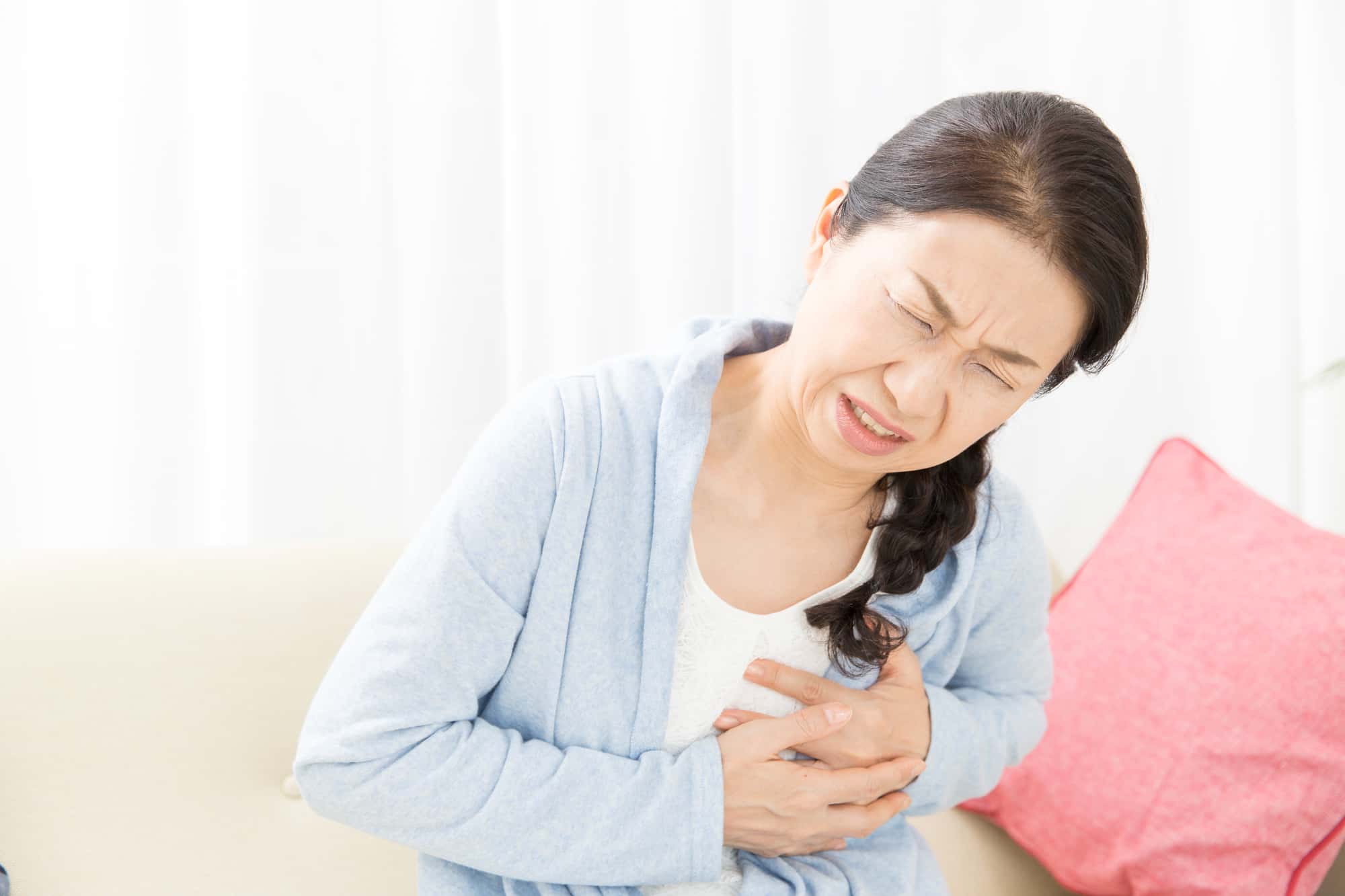 虫歯を放置して心臓病になった女性