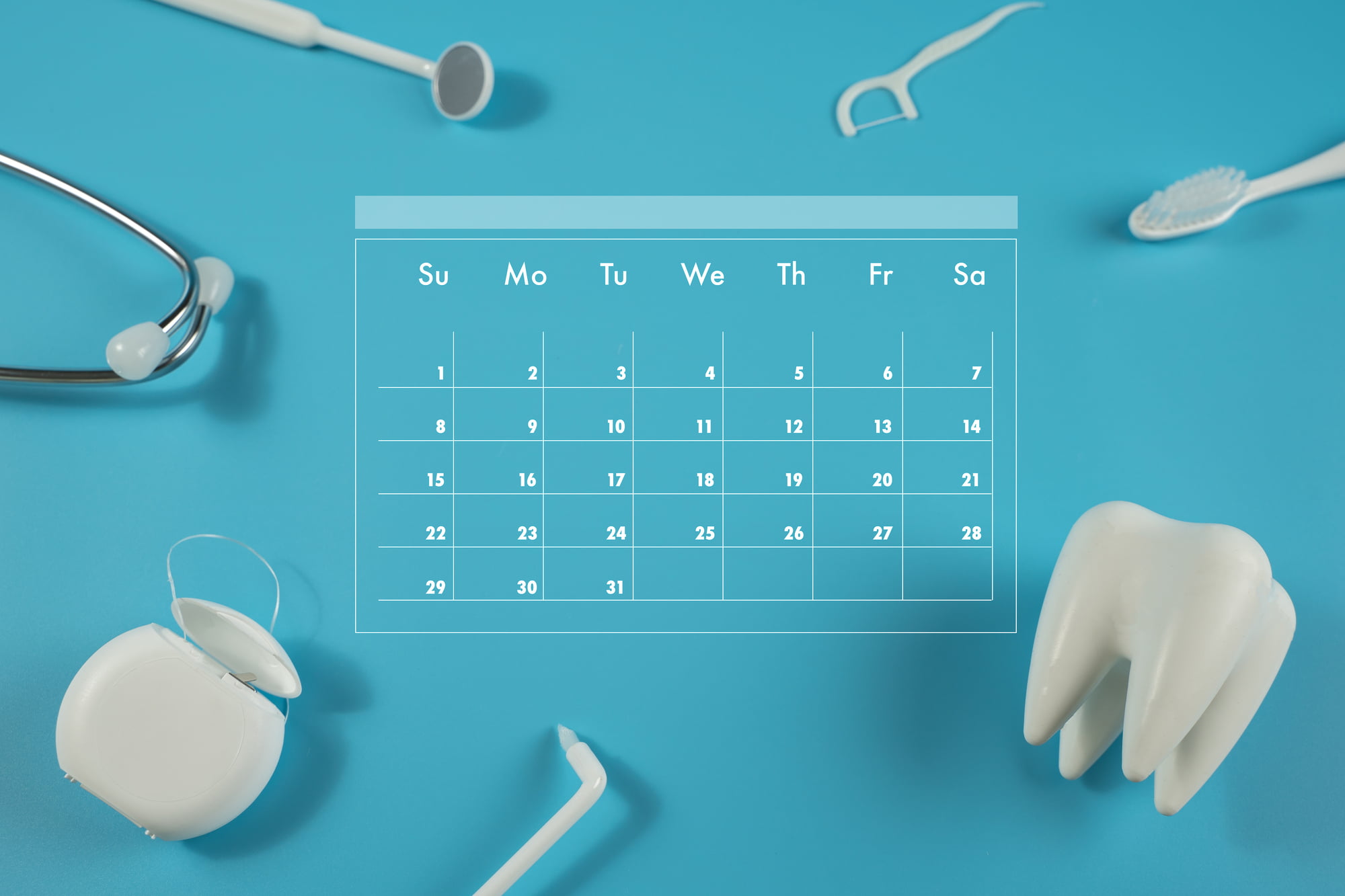 詰め物を長持ちさせるためにセルフケアと定期歯科検診を受けるイメージ